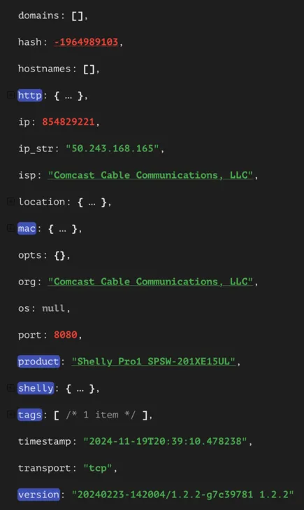Highlight properties